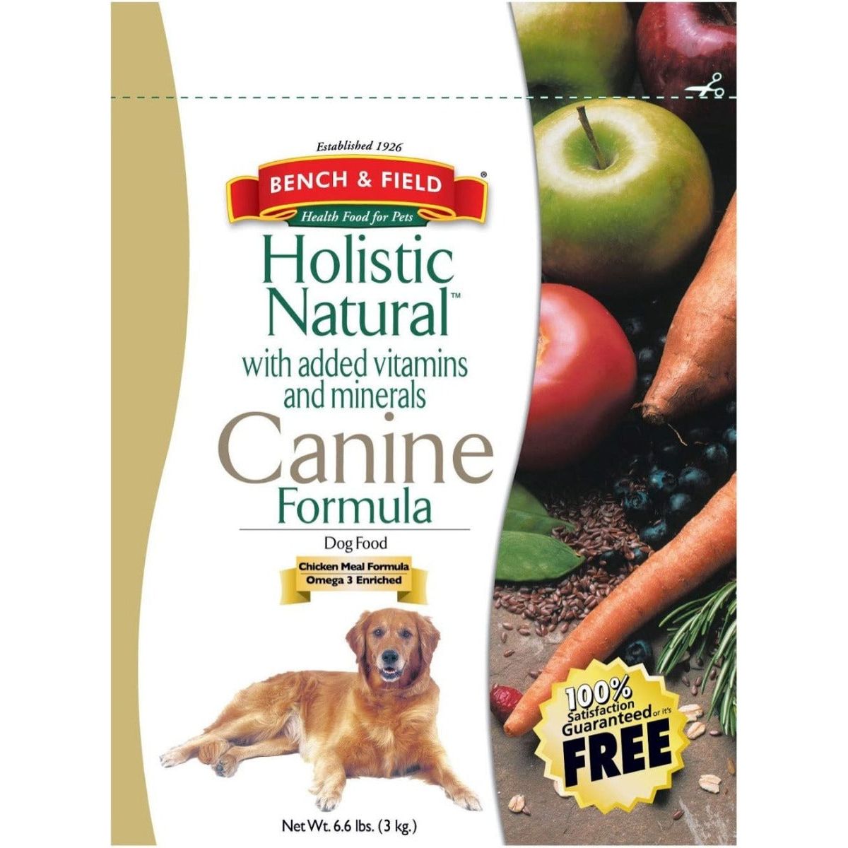 Bench & Field Holistic Natural Canine Formula Dog Food