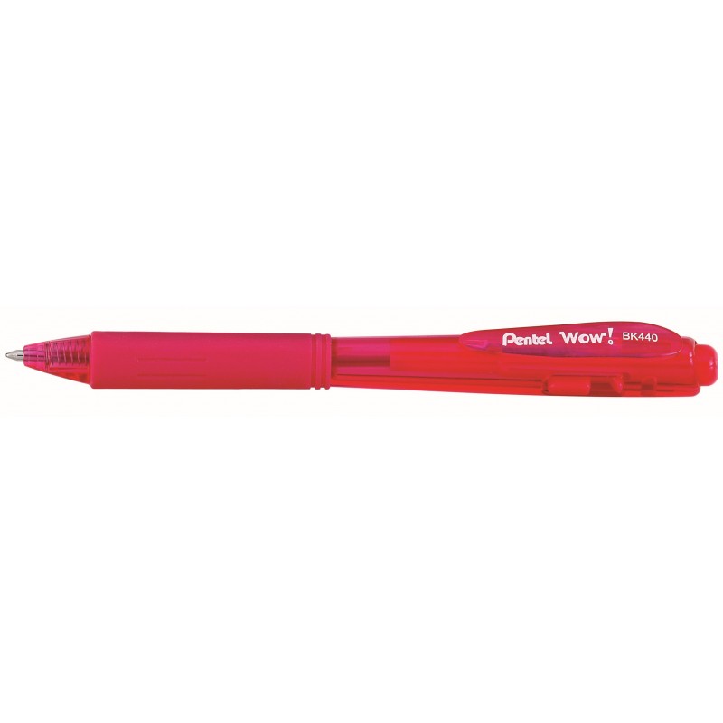 Photo of Pentel Druckkugelschreiber WOW BK440, Strichstärke: 0.50 Mm, Pink, BK440-P