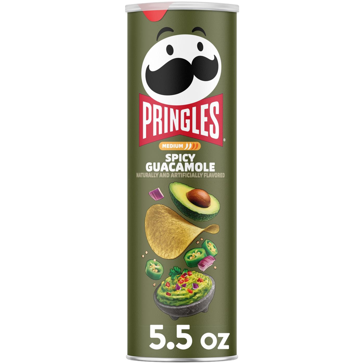 Pringles Spicy Guacamole Potato Crisps Chips