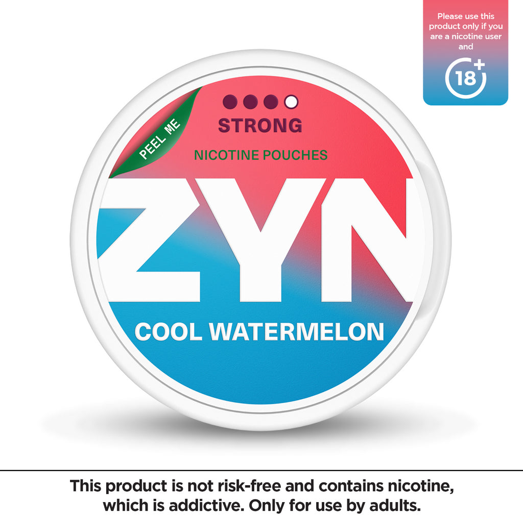ZYN Cool Watermelon Strong Nicotine Pouches — EAN-8 89600382 — Go-UPC