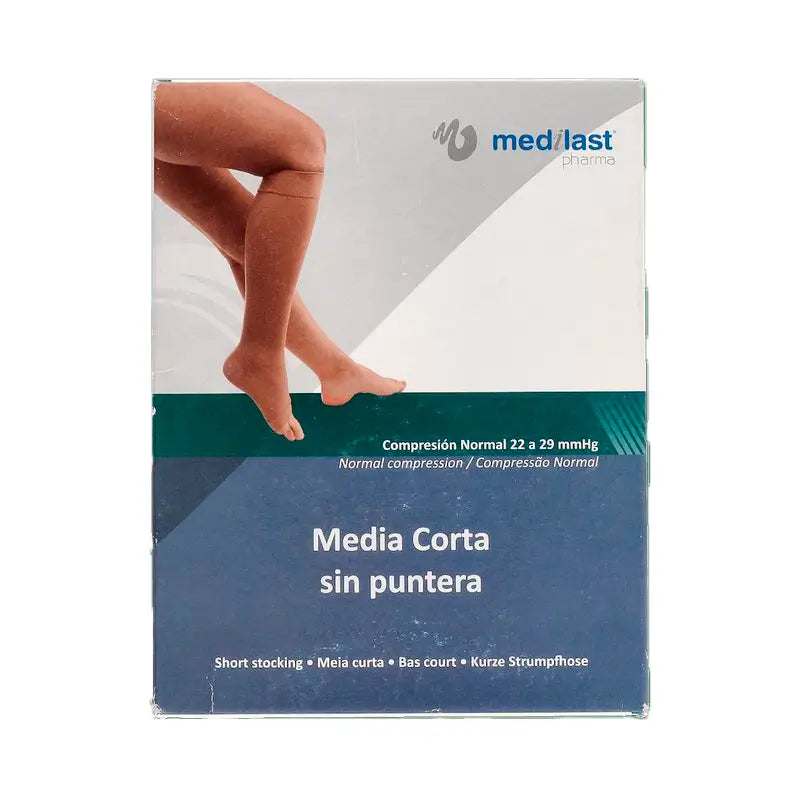 MITJA CURTA COMPR NORMAL T.S BEIGE MEDILAST
