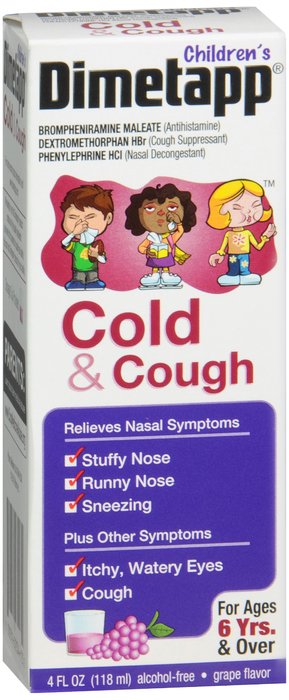 Dimetapp DM Cold & Cough Elixir, 4 Fl.Oz