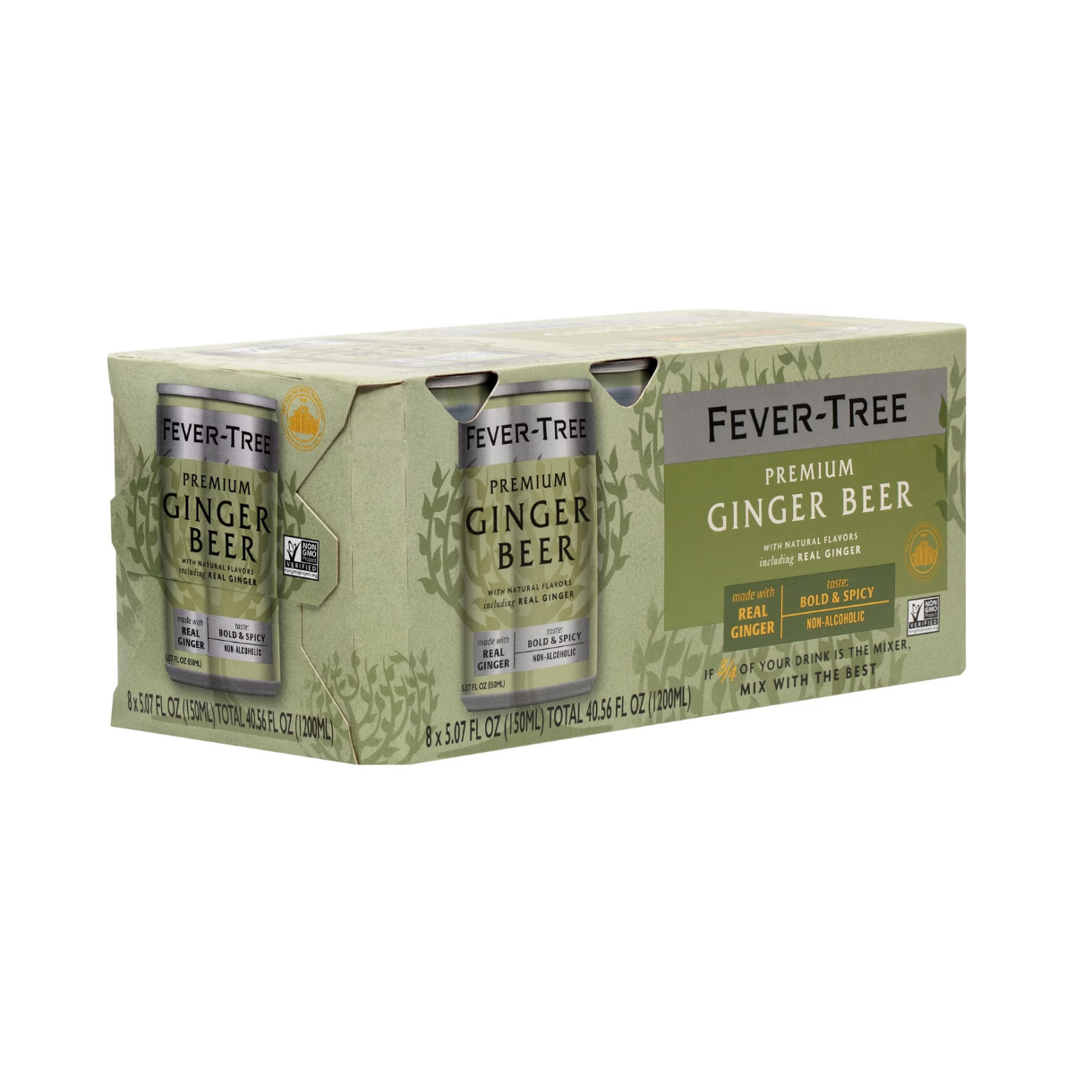 Photo of Fever-Tree Premium Ginger Beer 8 Pack 5.07 Oz Cans