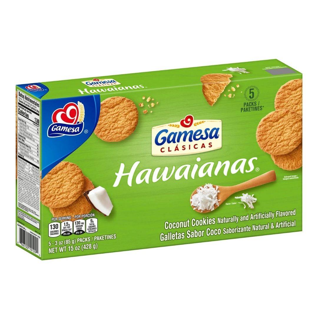 Gamesa Coconut Cookies, Hawaianas