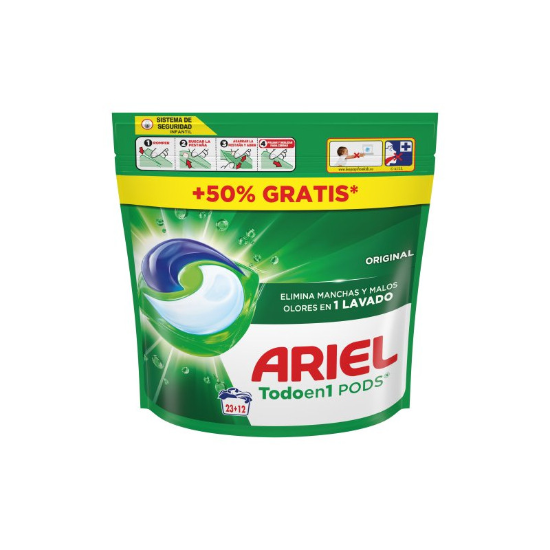ARIEL PODS ORIGINAL 23+12 (50% GRATIS)