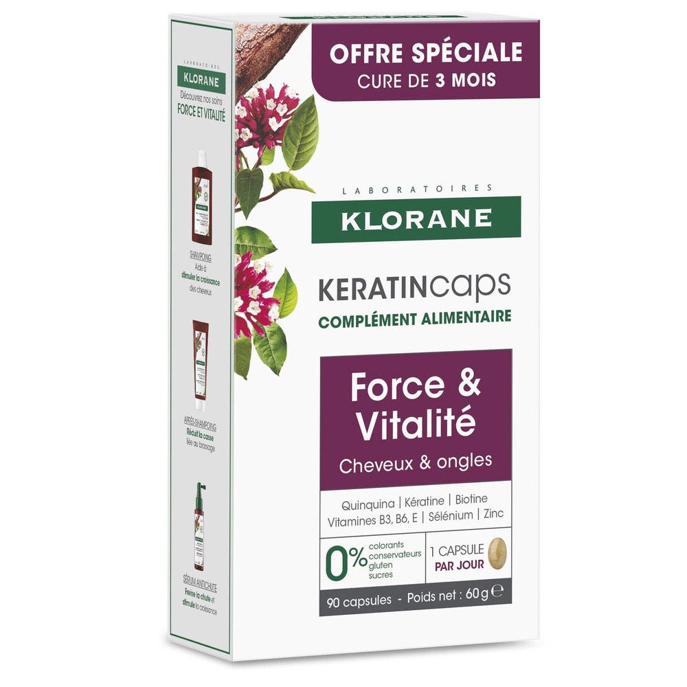 TRIO KERATINCAPS 3X30 KLORANE