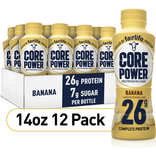 Core Power Protein Banana 26g Bottles, 14 Fl Oz