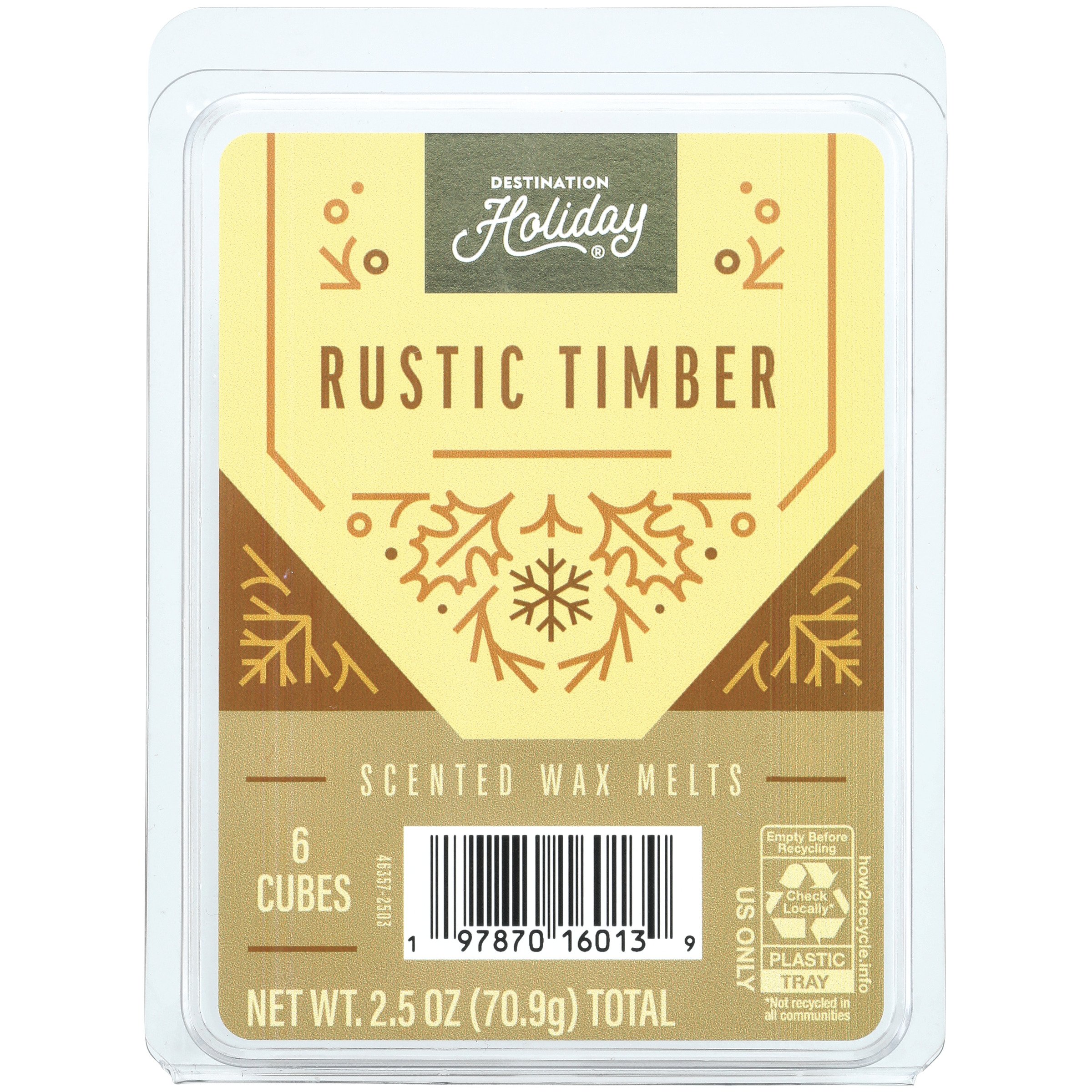 Destination Holiday Rustic Timber Scented Wax Melts