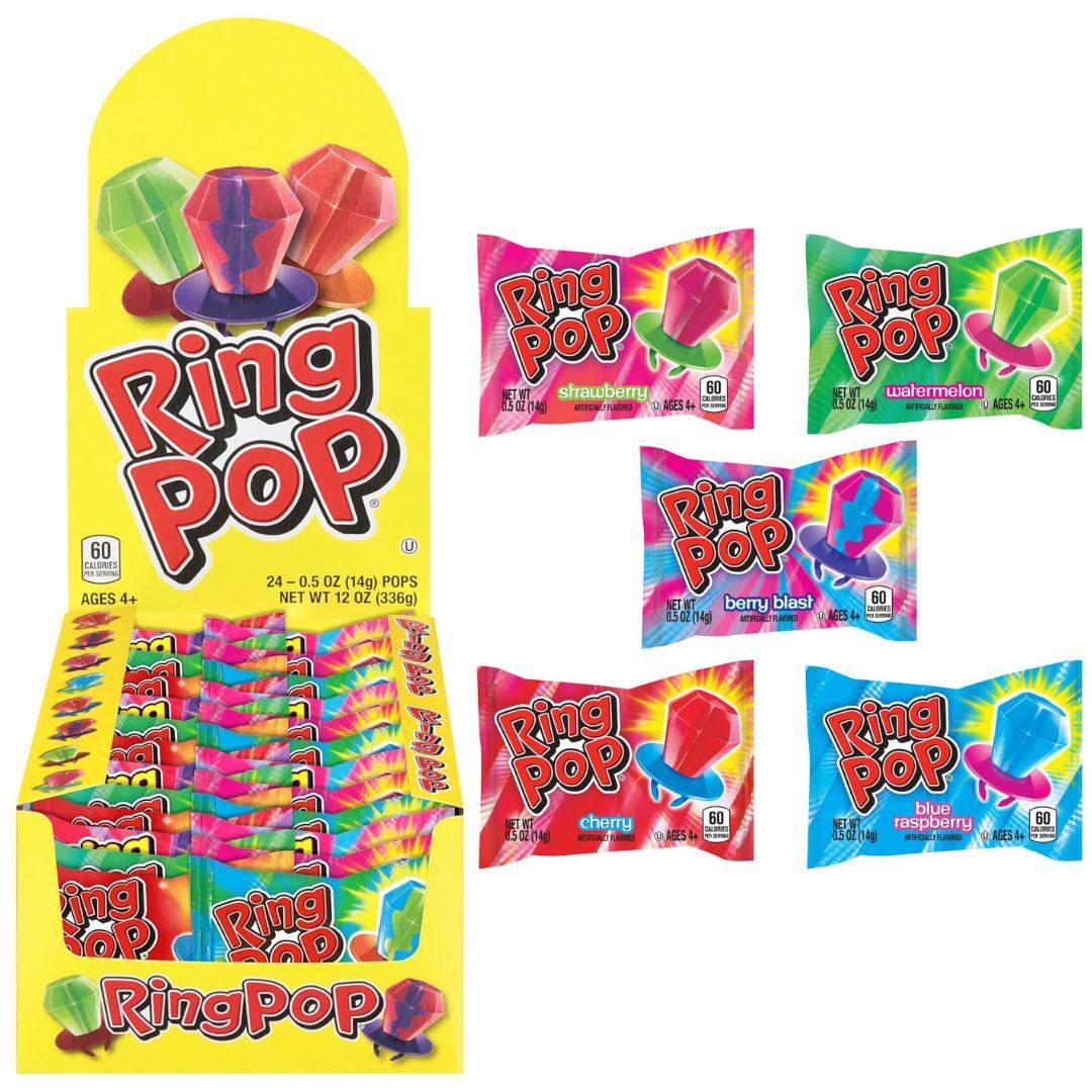 Ring Pop Candy, Assorted