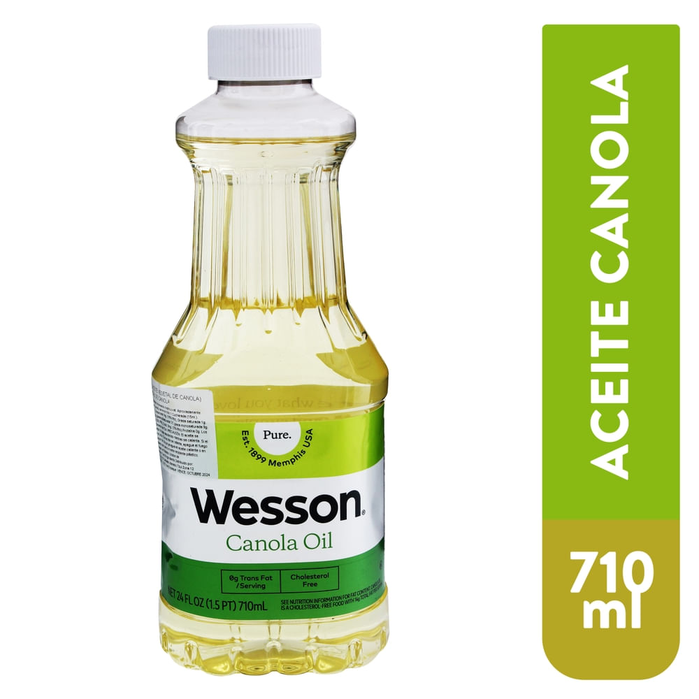 Photo of Wesson Canola Oil, Pure 24 Fl Oz