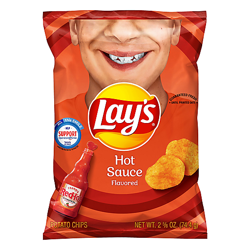 Photo of Lay's Hot Sauce Flavored, Potato Chips