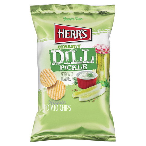 Creamy Dill Pickle Ripple Potato Chips