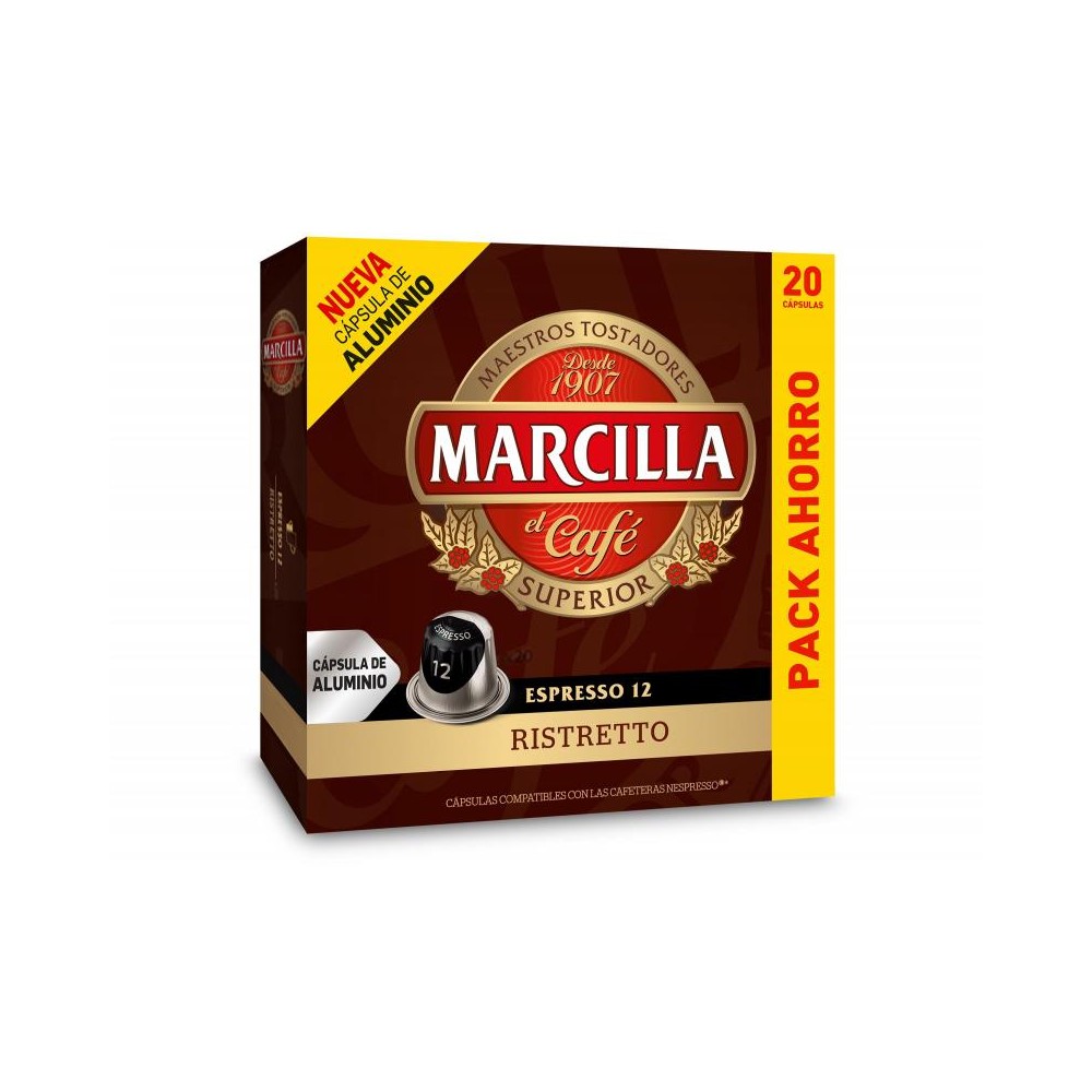 CAFE CAPS.MARCILLA RISTRETTO 20 UN