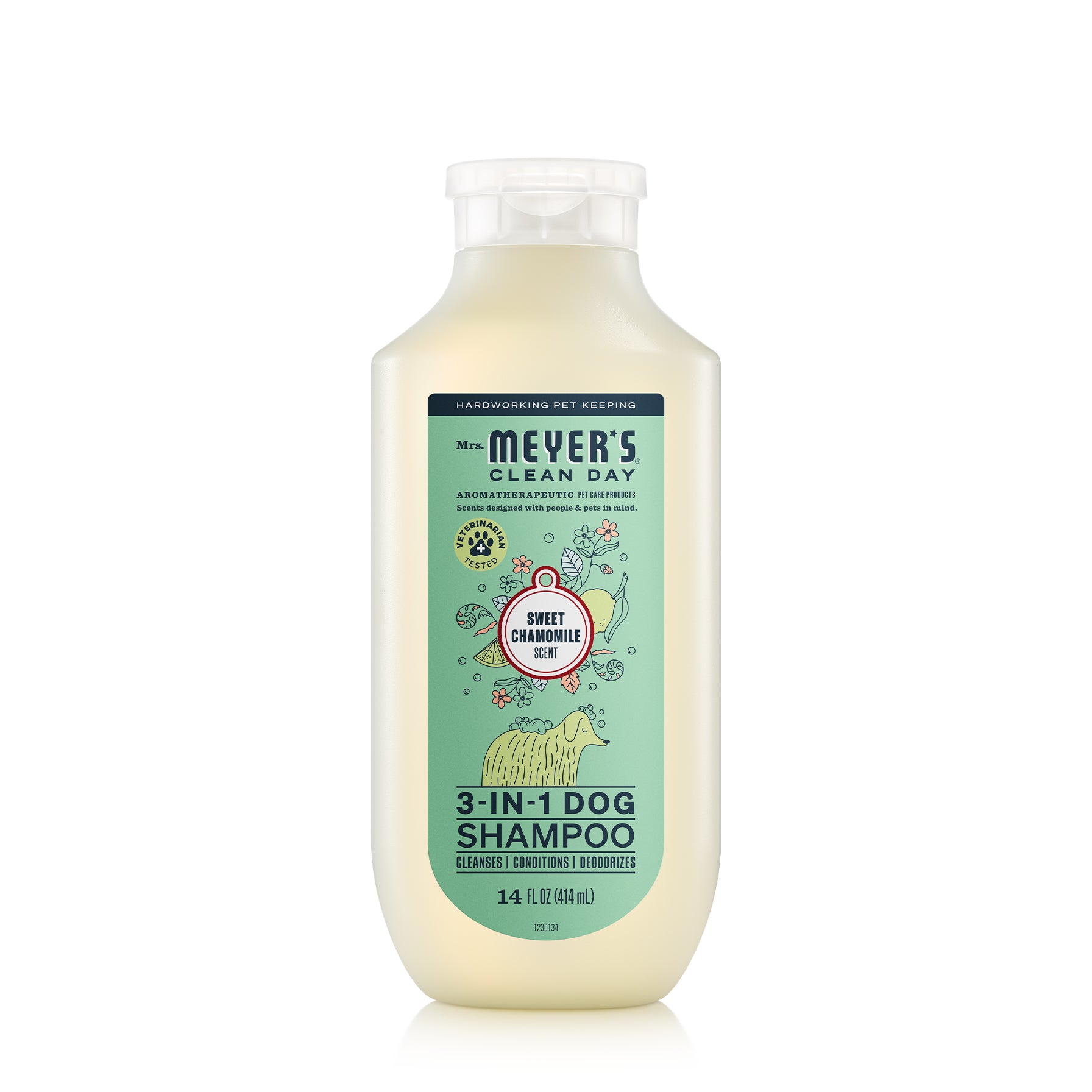 Mrs. Meyer's Clean Day S 3 In 1 Dog Shampoo Sweet Chamomile Scent 14oz