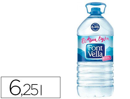 AGUA FONT VELLA GARRAFA 6,25 L