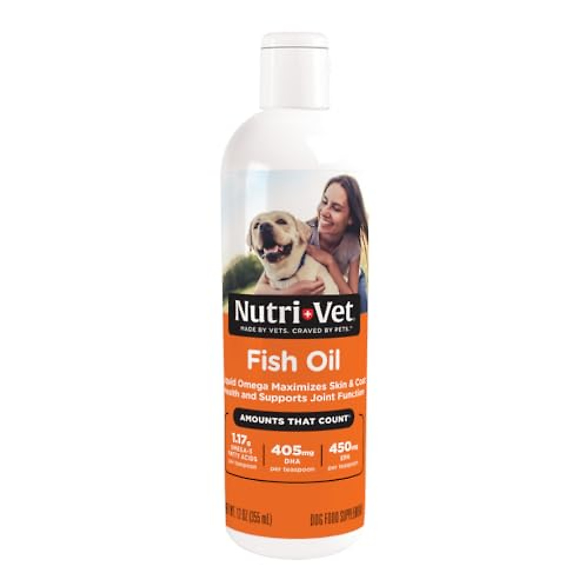 Nutri-Vet Fish Oil Liquid Supplement For Dogs 1ea/12 Oz