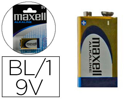 PILA MAXELL ALCALINA P3 6LF22 9V BL-1