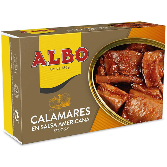 CALAMAR ALBO TROZOS SAL.AMERICAN.OL-120