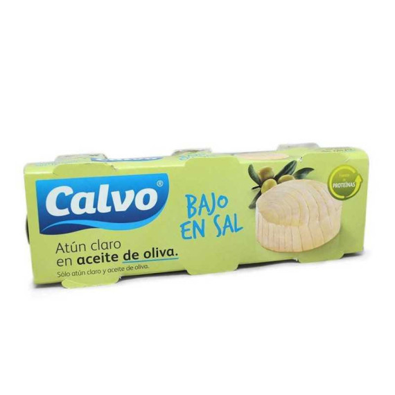 ATUN CALVO CL.OLIVA B/SAL RO-80 P-3+1