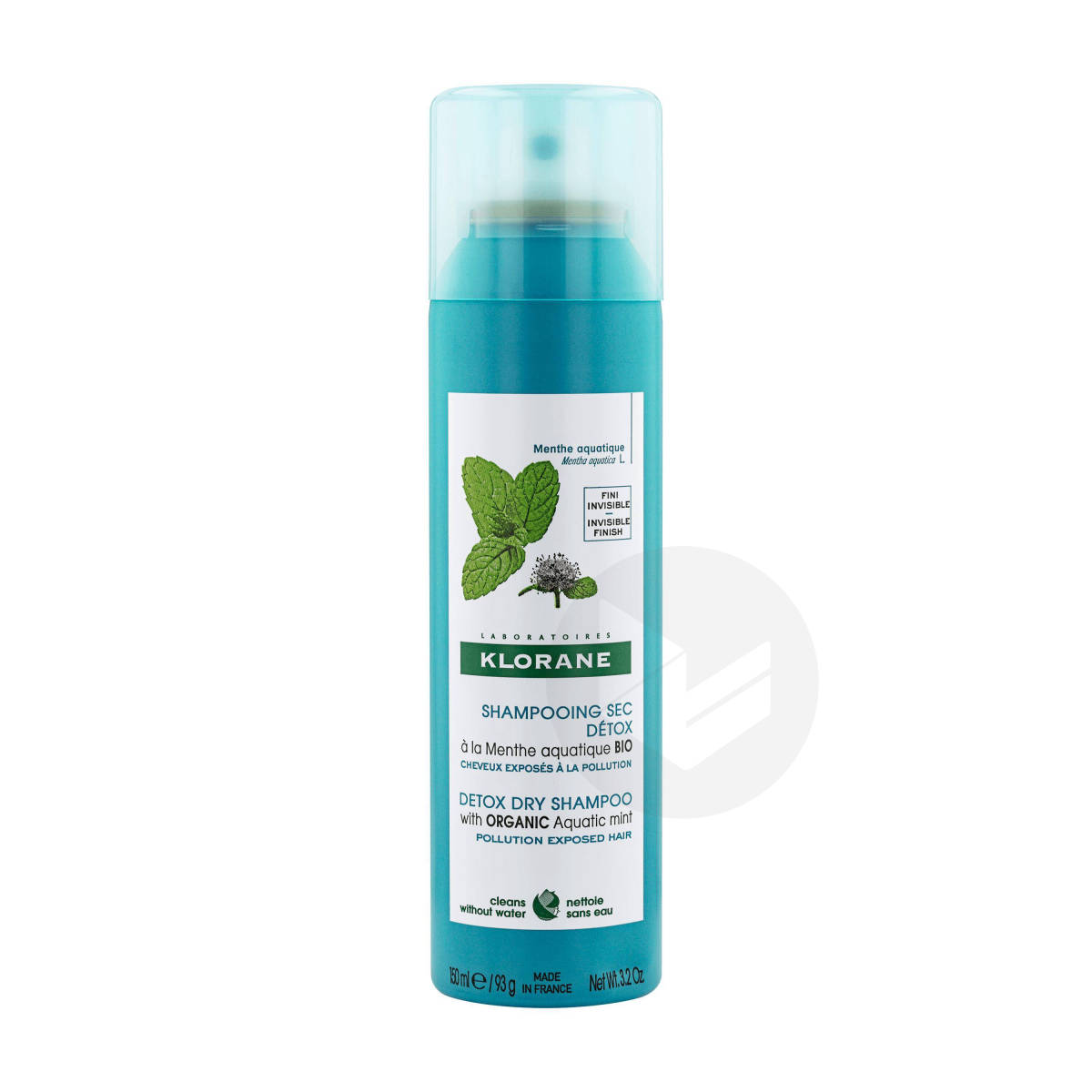 XAMPÚ SEC DETOX MENTA AQUÀTICA KLORANE