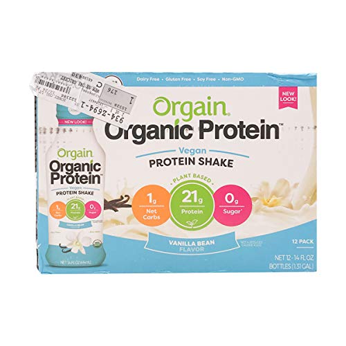 Vanilla Bean Organic Protein Shake, Vanilla Bean