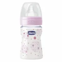 BIBERÓ FISIOLÒGIC 150ML SILIC ROSA CHICCO