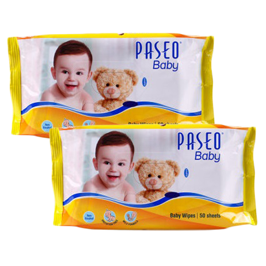 Paseo Baby Wipes 50 S