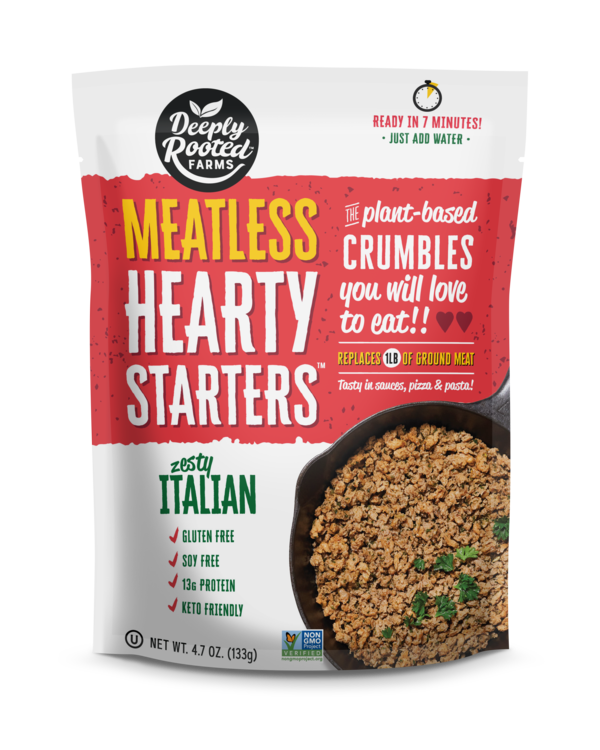Zesty Italian Meatless Hearty Starters, Zesty Italian
