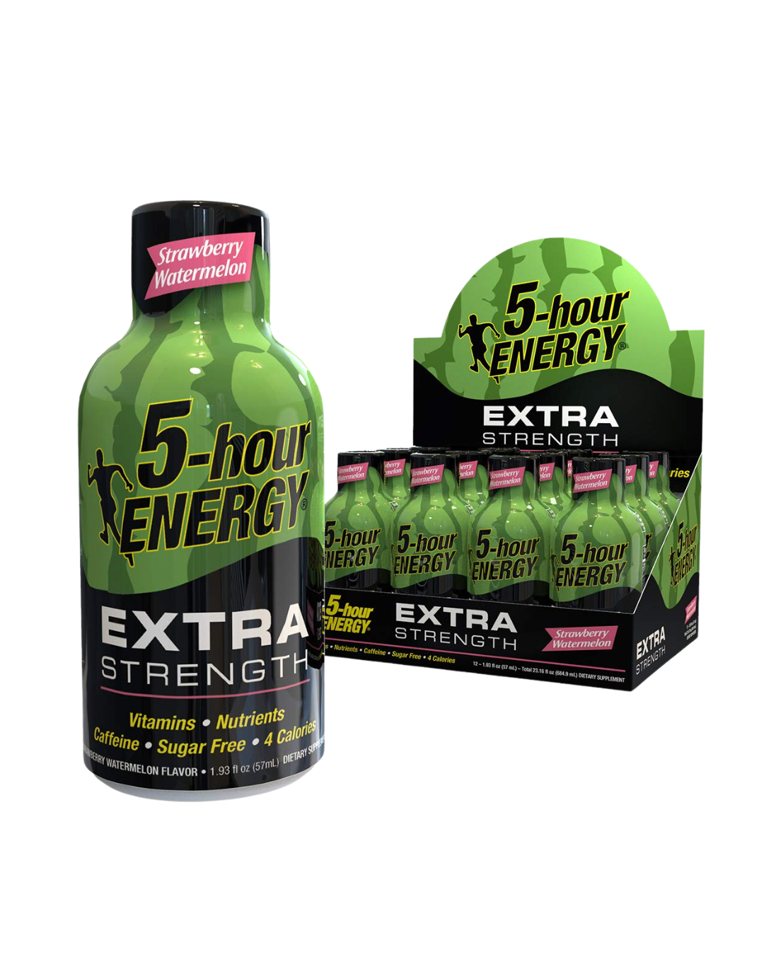 5 Hour Energy 5-Hour Shot Extra Strength Strawberry Watermelon 12ct