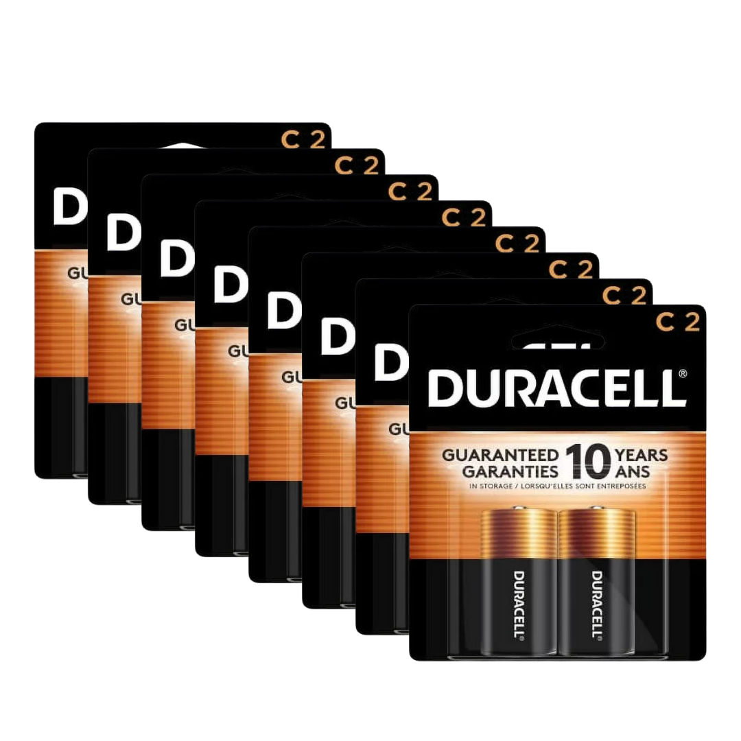 Duracell Coppertop Alkaline C Batteries