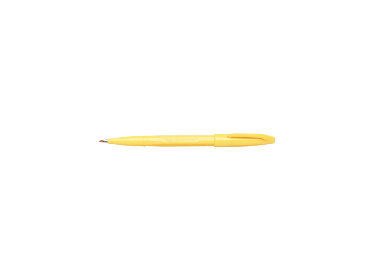 Photo of Pentel Penne Fibra Sign Pen 2.0mm S520-G Giallo