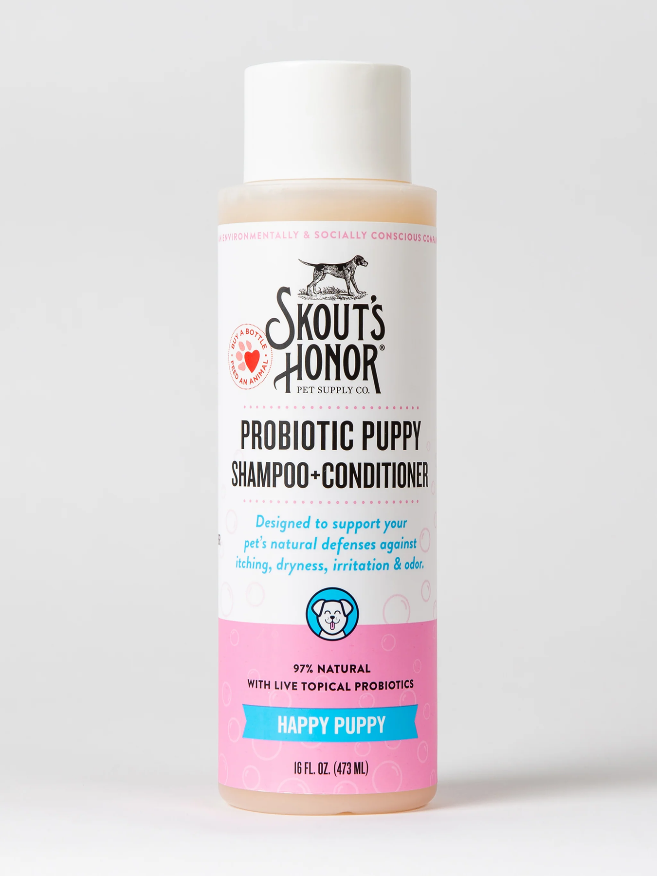 Skout's Honor Happy Puppy Probiotic Shampoo + Conditioner For Dogs