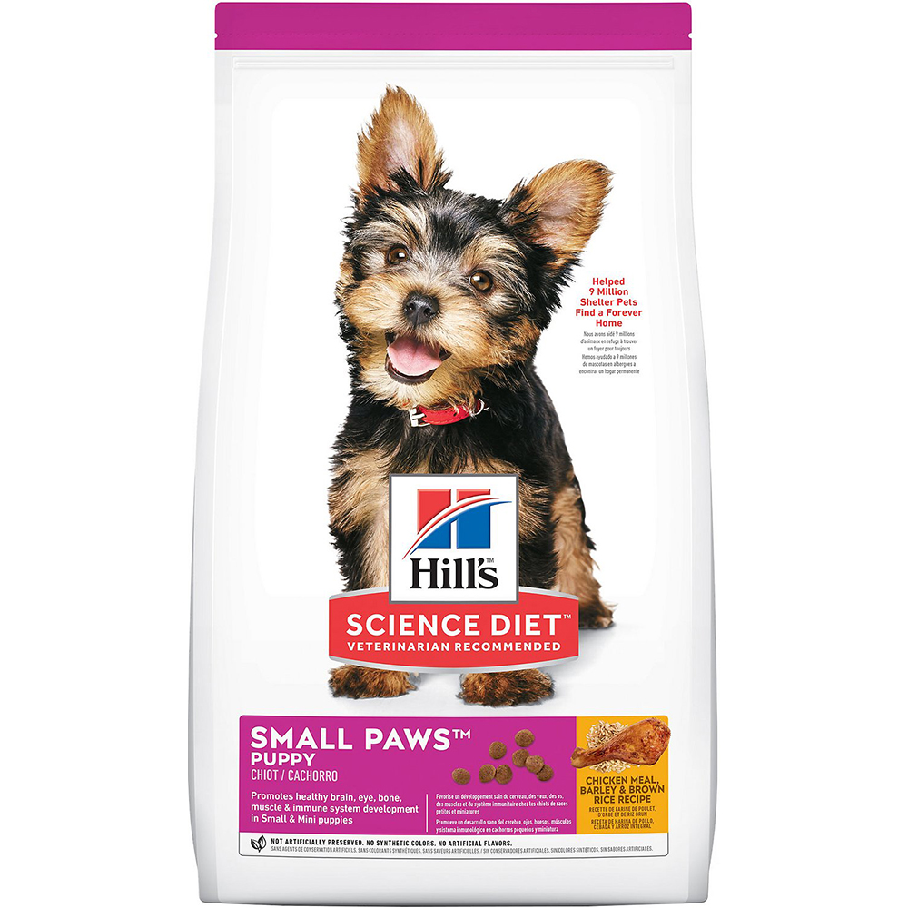Hill's Science Diet Puppy Small Paws Chicken & Brown Rice Dry Dog Food