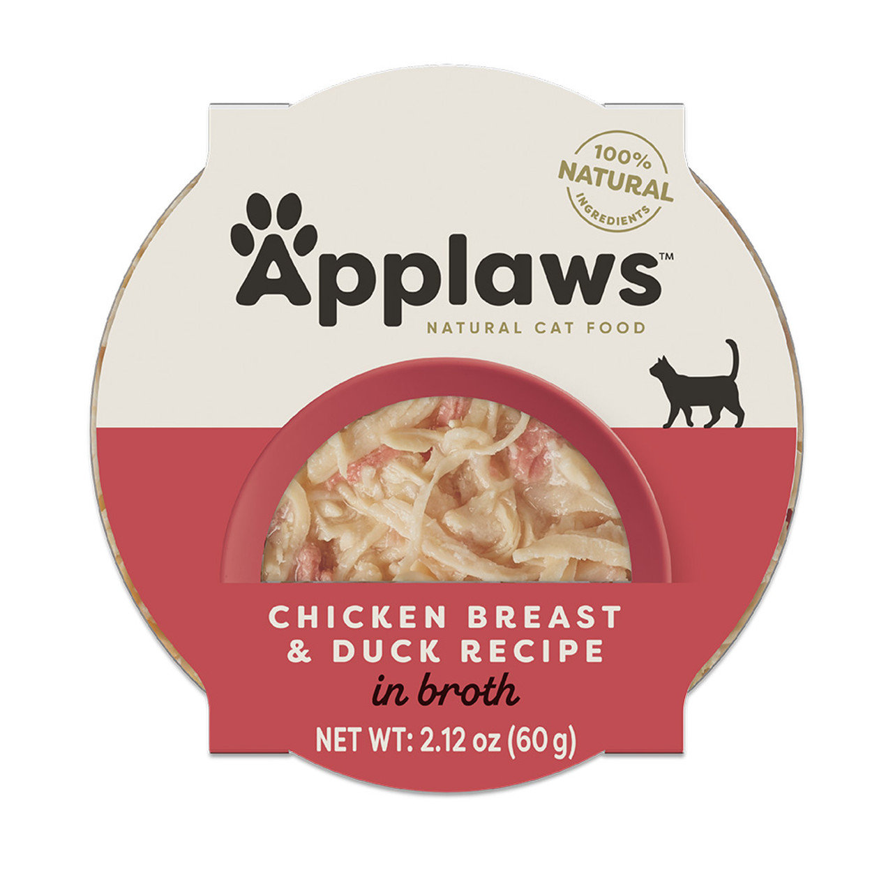 Applaws Cat Chicken & Duck Peel Top Dish 10 2.12oz