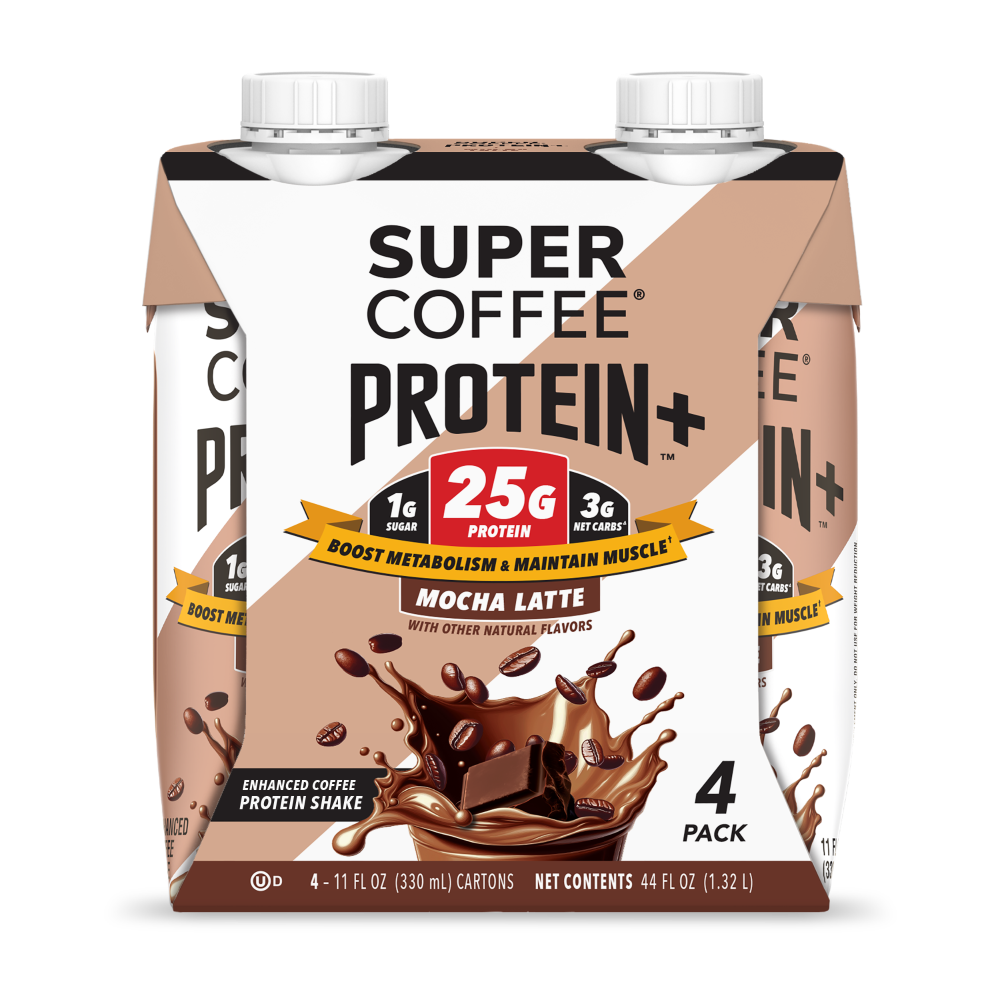 Super Coffee Protein+ Mocha Latte Enhanced Protein Shake