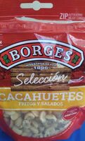 CACAHUETE FRITO Y SALADO BORGES 100 GR