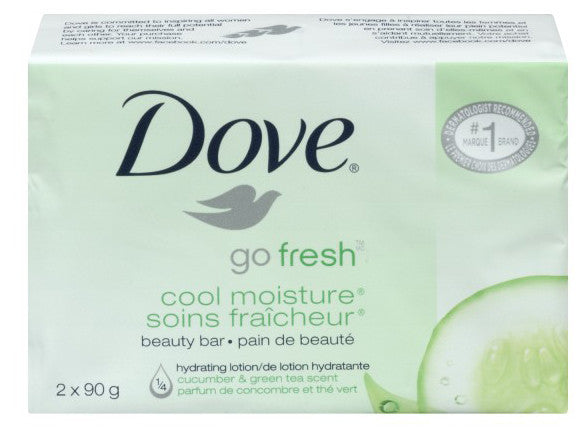 Dove Beauty Bar - Cool Moisture - 3.75 Oz - 2 Ct