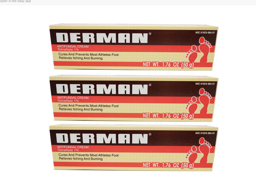 Derman Antifungal Foot Cream – 1.76oz