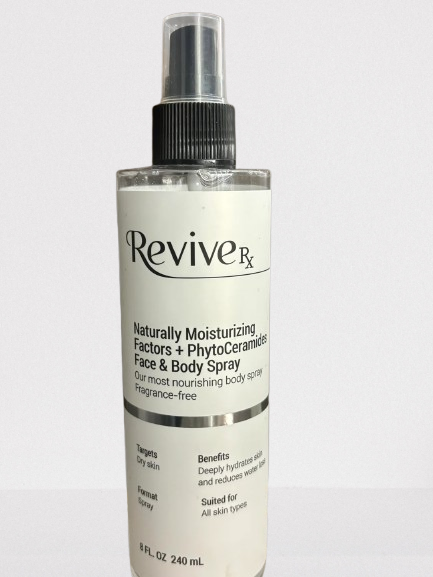 Revive Rx Naturally Moisturizing Factors + PhytoCeramides Face & Body Spray - 8 FL OZ