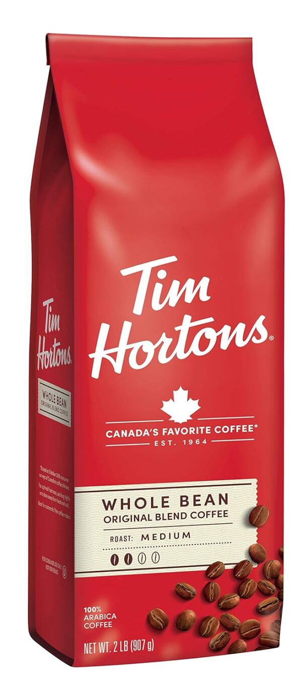 Photo of Tim Hortons Whole Bean Coffee Medium Roast (32 Oz.)