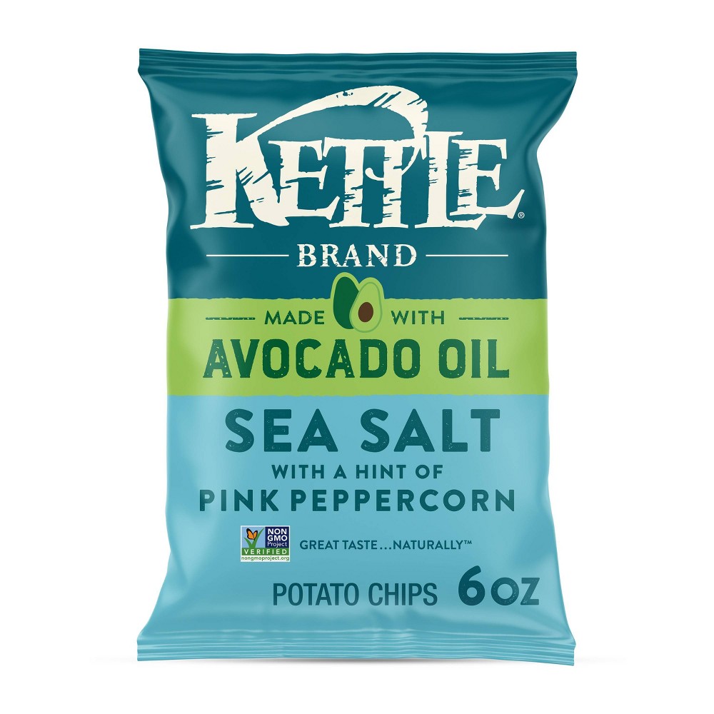 Kettle Brand Avocado Sea Salt Potato Chips - 6oz