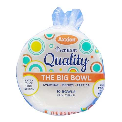 Axxion Premium Big Bowls 10ct 30oz — 50 Per Case