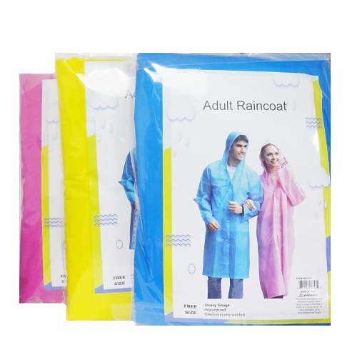 Lucky Raincoat Adult Asst Clrs — 12 Per Box