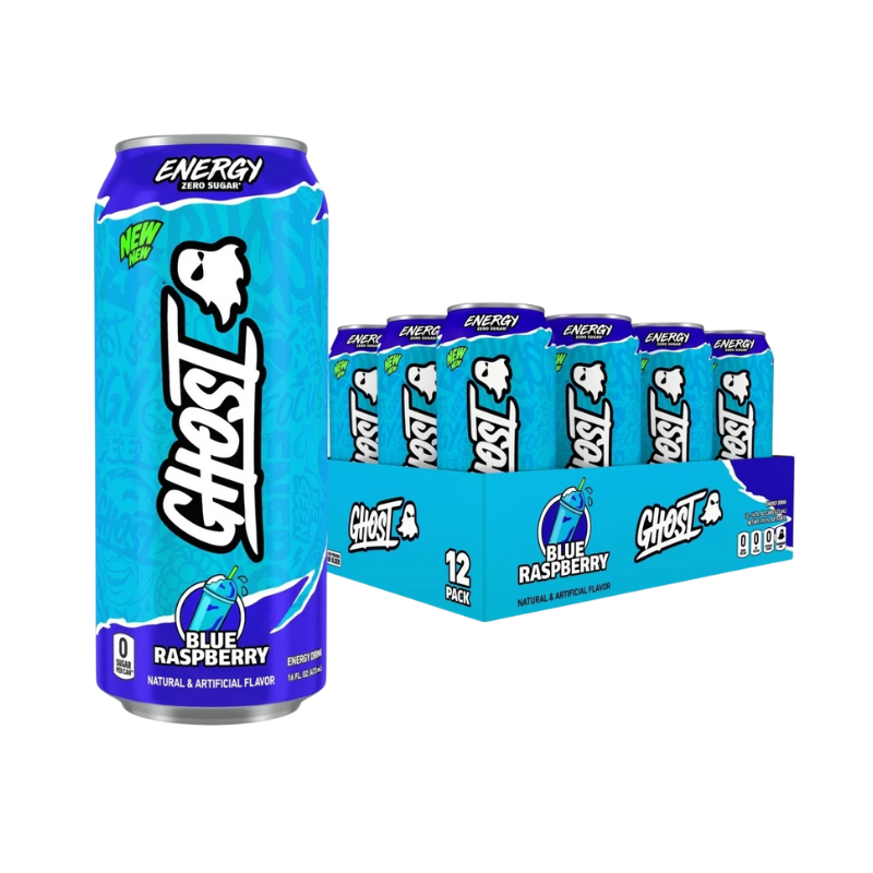 Ghost, Energy Drink, Blue Raspberry