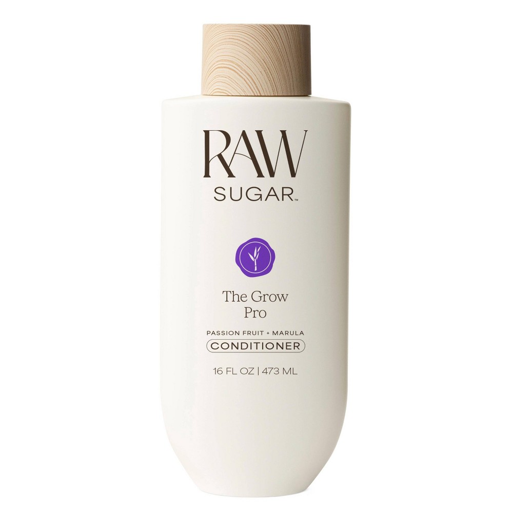 Raw Sugar The Grow Pro Conditioner - Passion Fruit + Marula - 16 Fl Oz