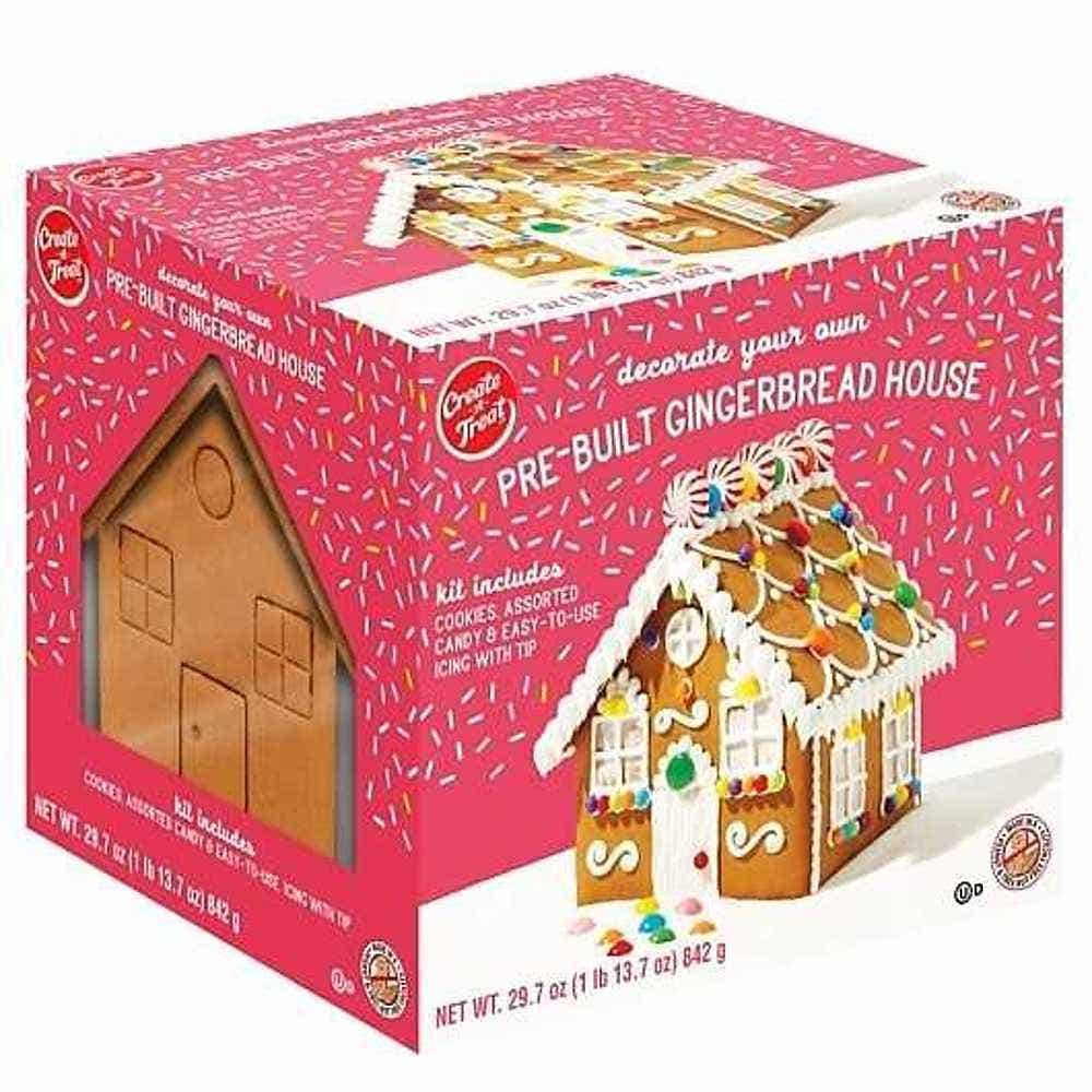 Photo of Create-A-Treat Pre Built Gingerbread House Kit