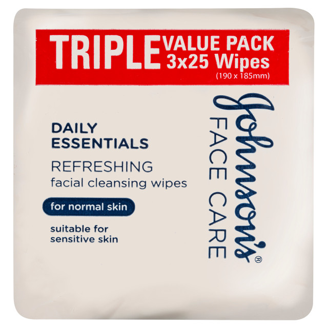 Photo of Johnson's Daily Essentials Moisturising Facial Cleansing Wipes