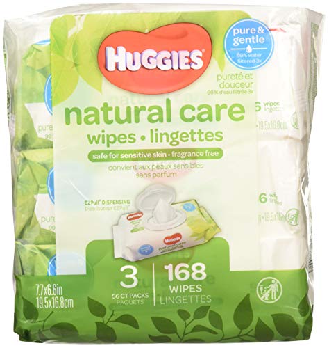 Huggies Natural Care Baby Wipes, Soft Pack