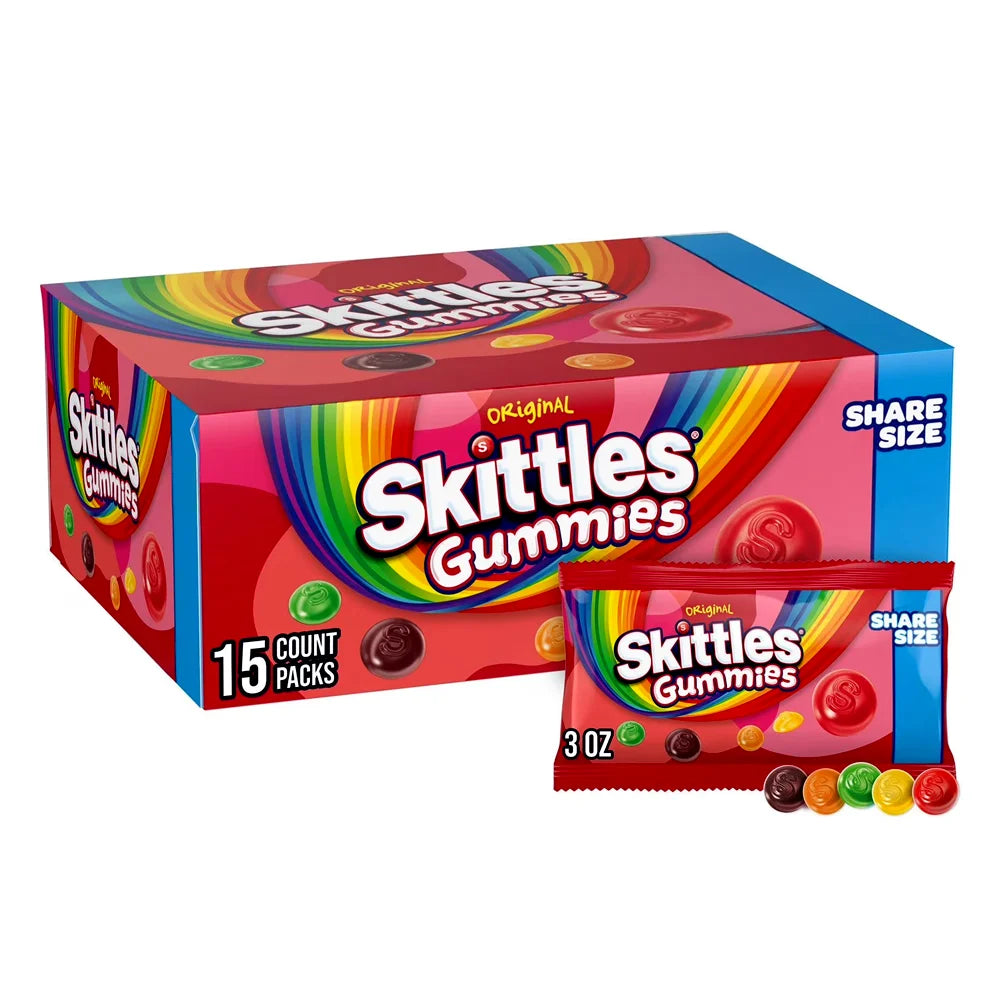 Skittles Original Gummies 3oz – 15ct