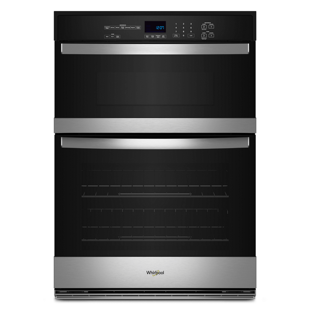 Whirlpool 30" 6.4 Cu. Ft. Microwave/Wall Oven Combo, Stainless Steel – WOEC3030LS